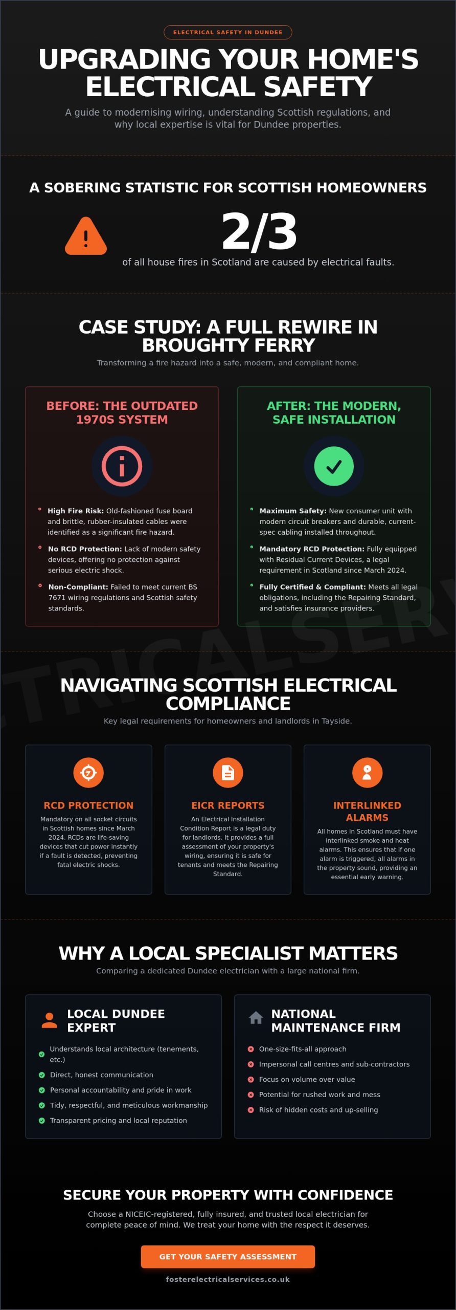 Electricians in Dundee, Scotland: A Case Study in Local Reliability and Safety