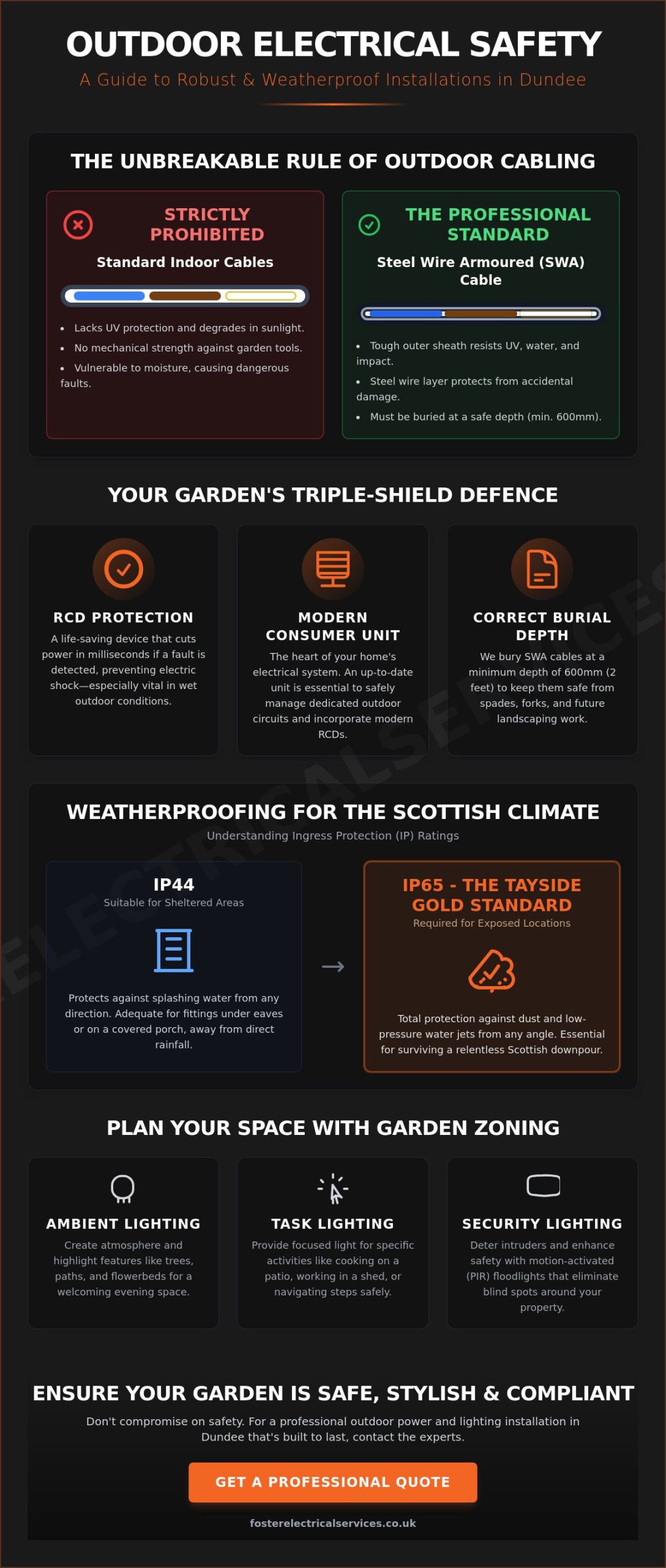 Outdoor Power and Lighting: The Ultimate Guide for Dundee Homeowners