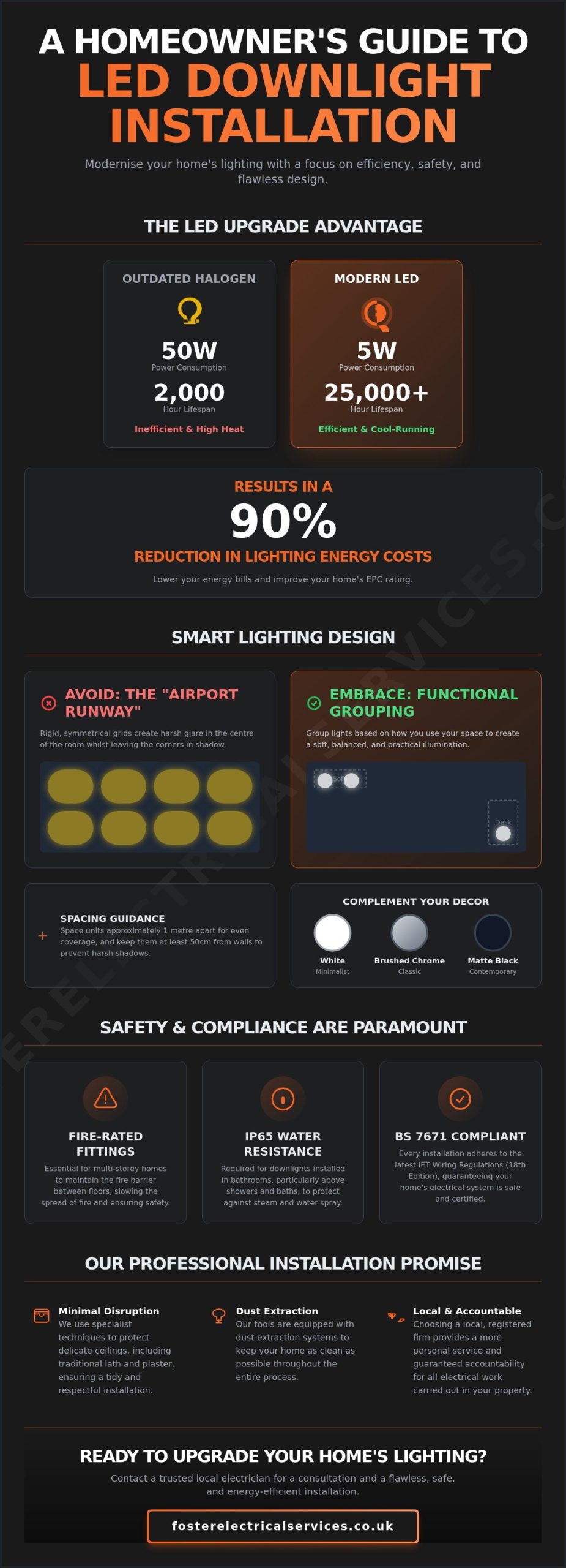 Professional LED Downlight Installation in Broughty Ferry: The Complete Homeowner’s Guide