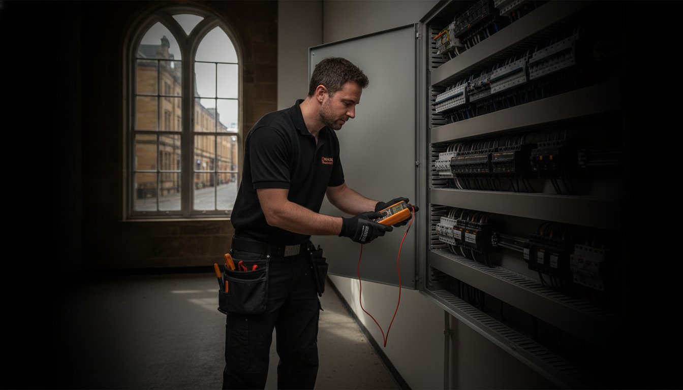Commercial Electrician Dundee City Centre: Expert Safety & Compliance 2026