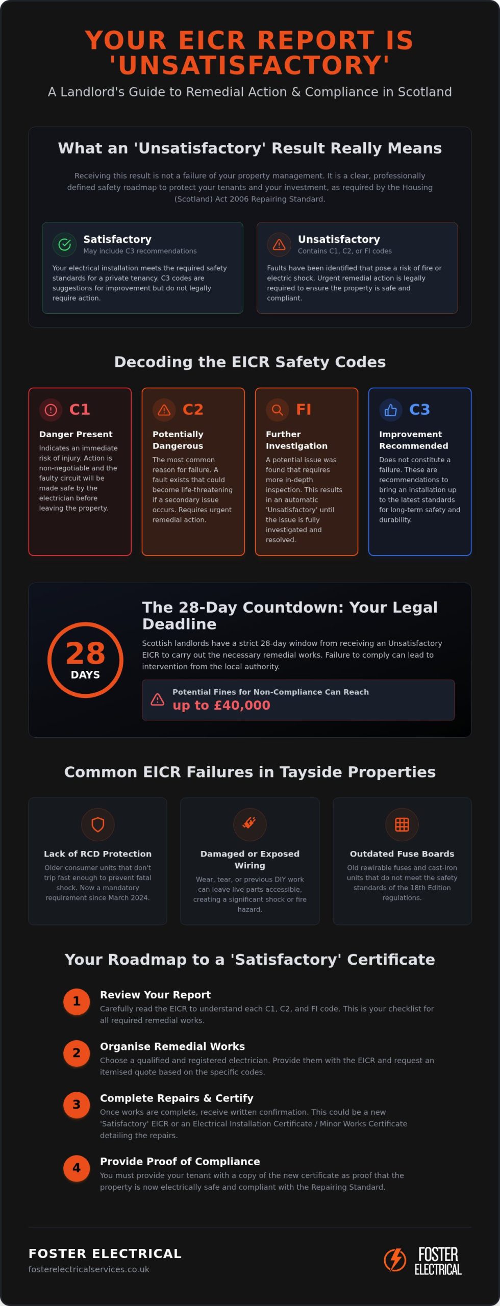 Failed EICR Scotland: A Landlord’s Guide to Remedial Works and Compliance (2026)